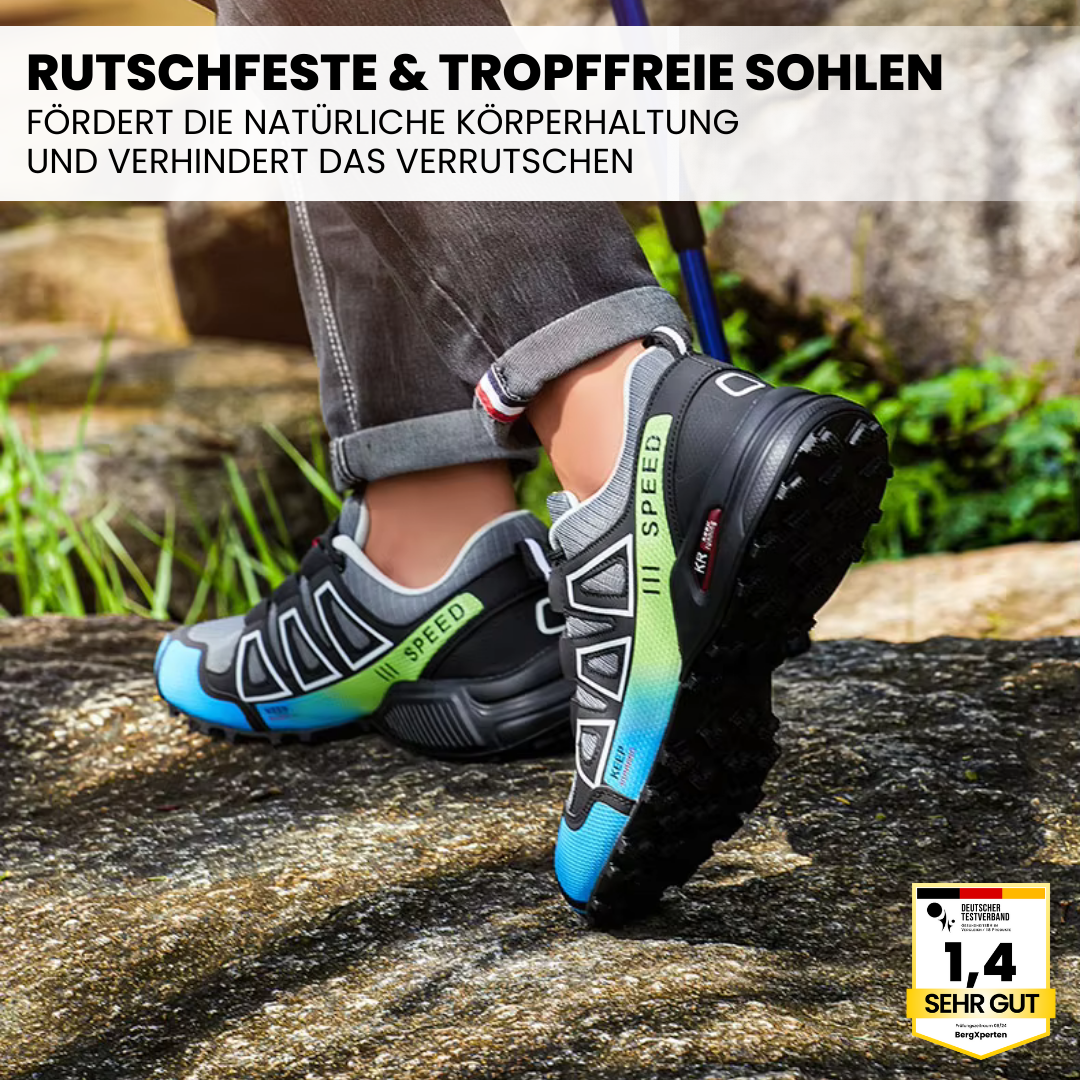 OrthoTrekking™ – Ergonomischer, Schmerzlindernder Wanderschuh