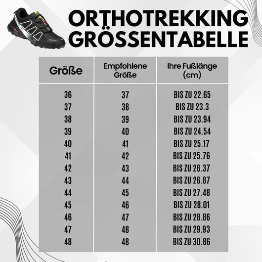 OrthoTrekking™ – Ergonomischer, Schmerzlindernder Wanderschuh