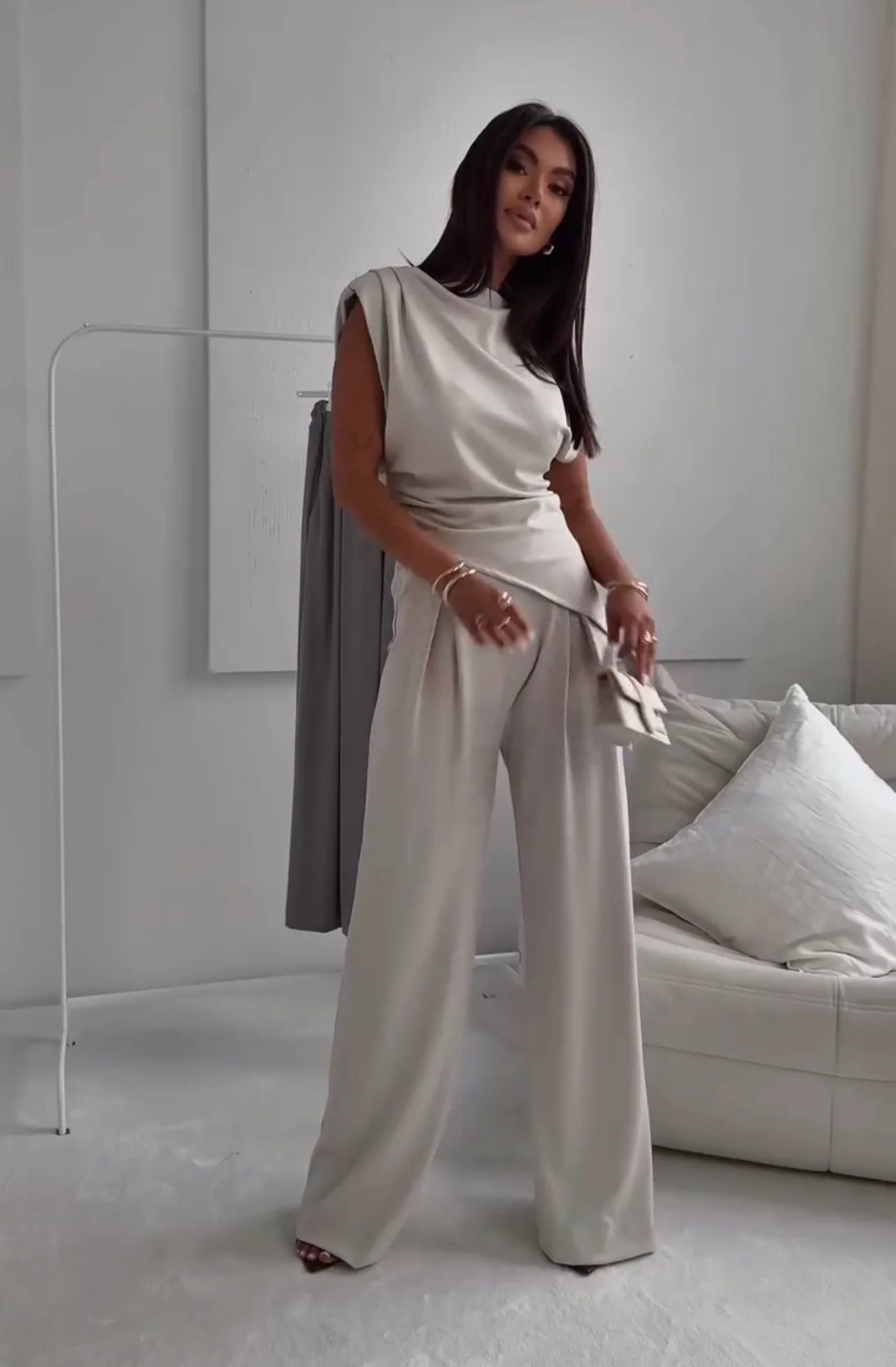 Lunessé™ – Zweiteiliges Power-Set in Volltonfarbe