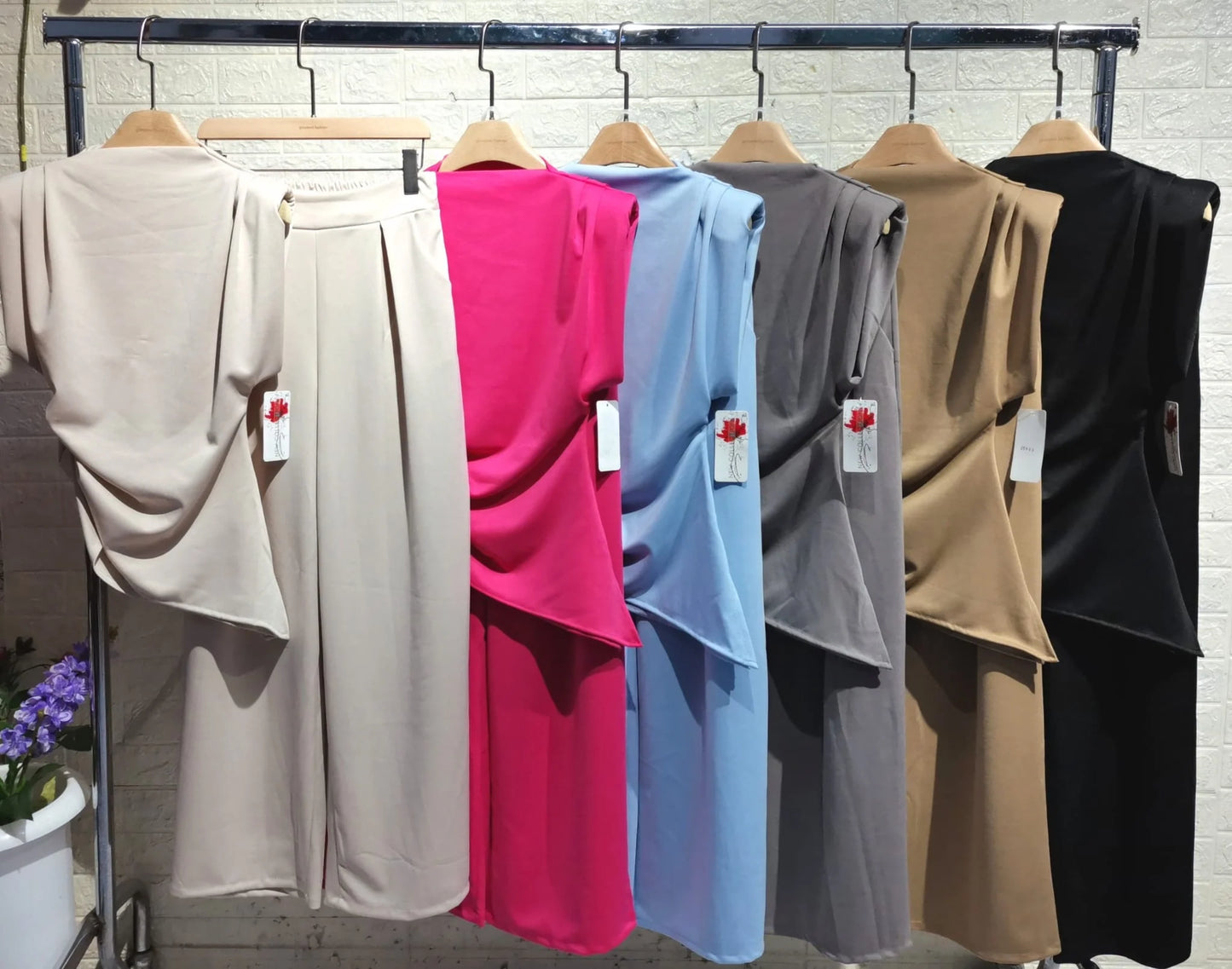 Lunessé™ – Zweiteiliges Power-Set in Volltonfarbe