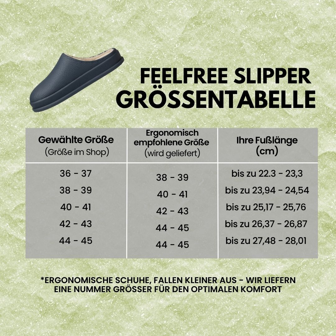 FeelFree Slipper - ergonomische & rutschfeste Winterslipper