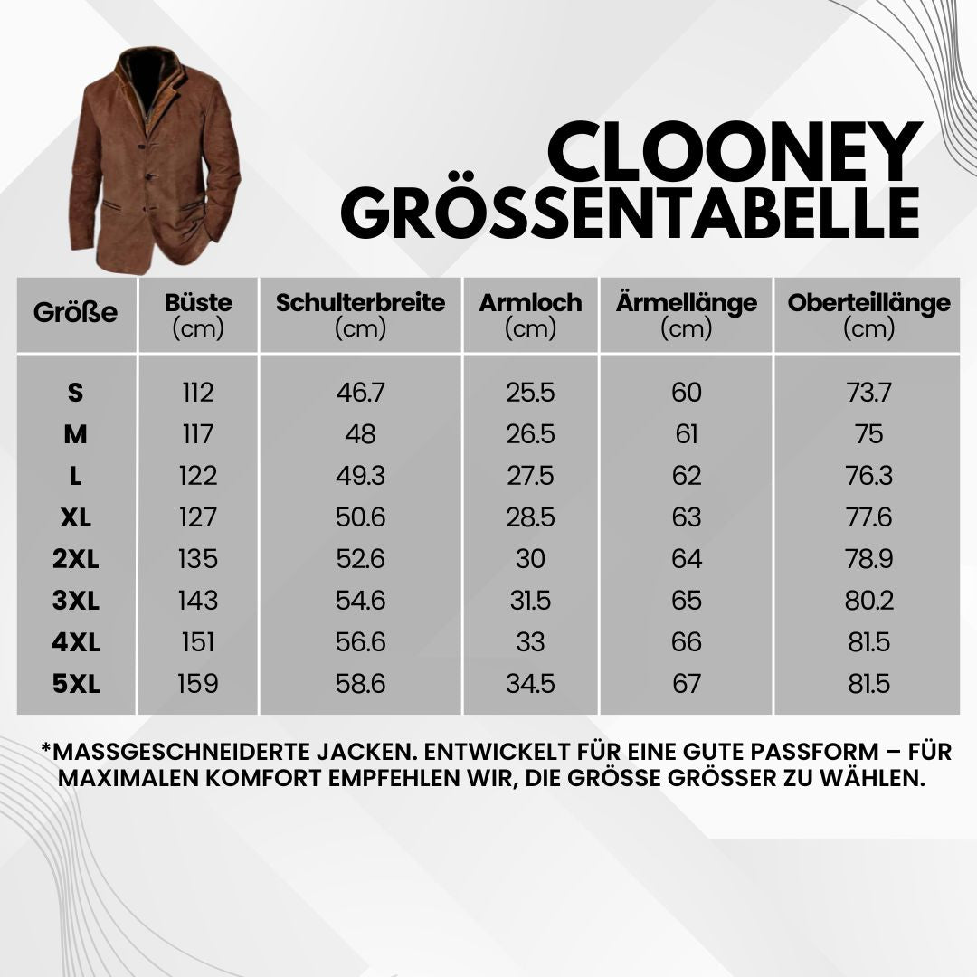 Clooney - Hochwertige Lederjacke für jede Jahreszeit