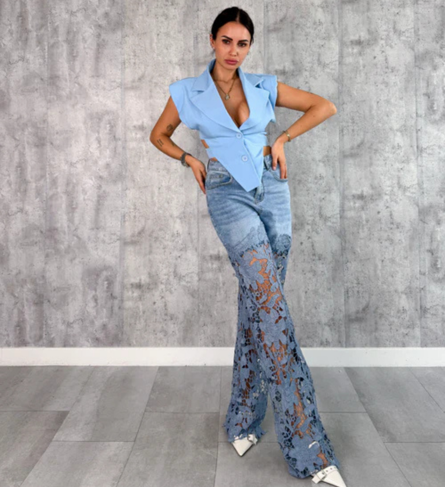 Anna™ | Jeans-Mix Spitze