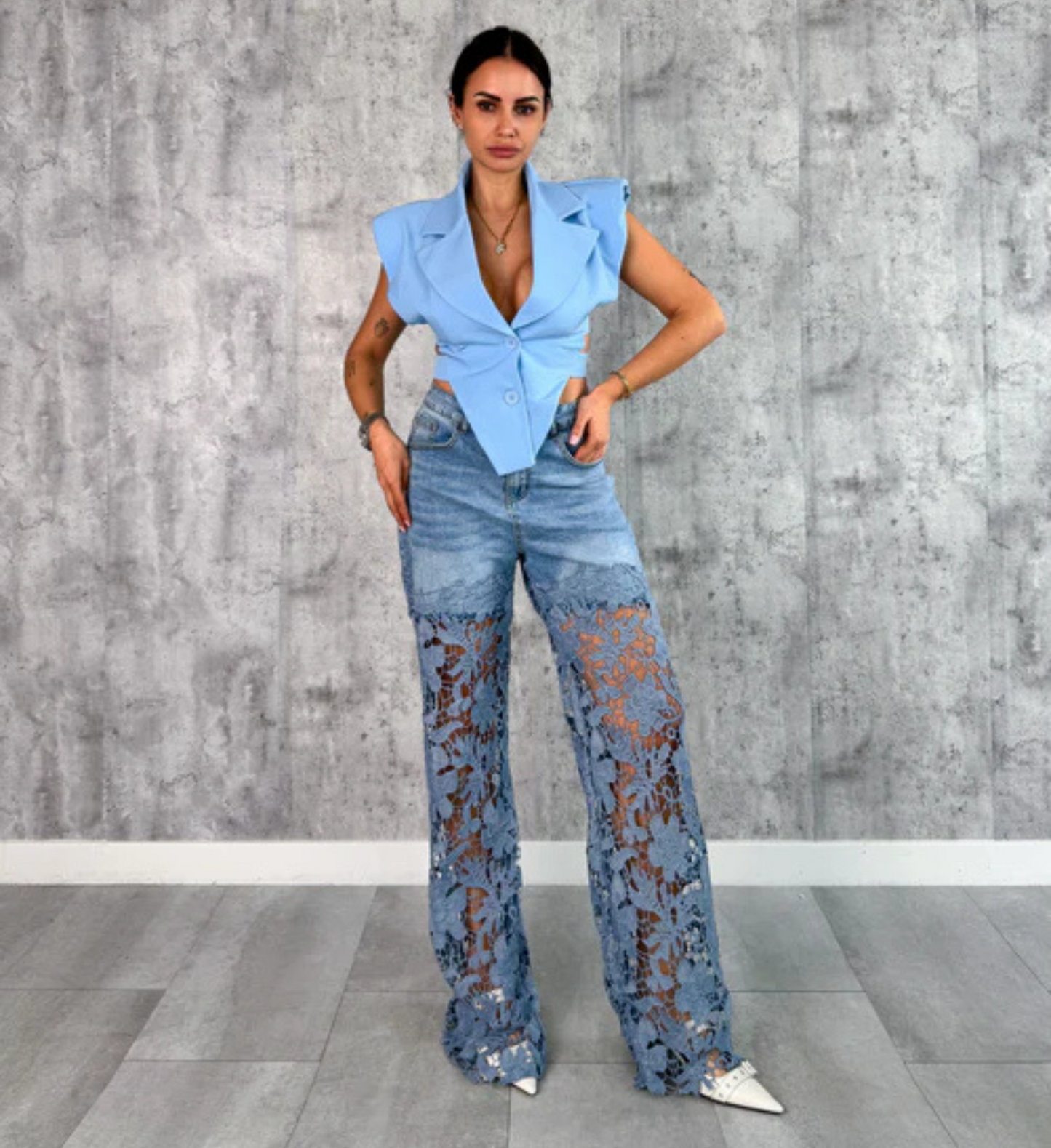 Anna™ | Jeans-Mix Spitze