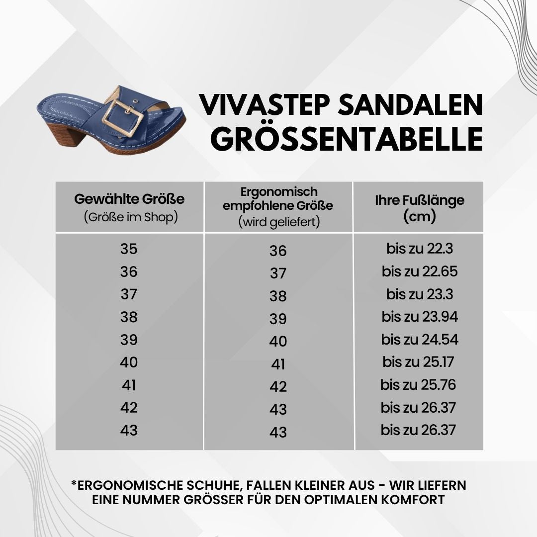 Vivastep - ergonomische & rutschfeste High-Heels Sandalen zur Schmerzlinderung