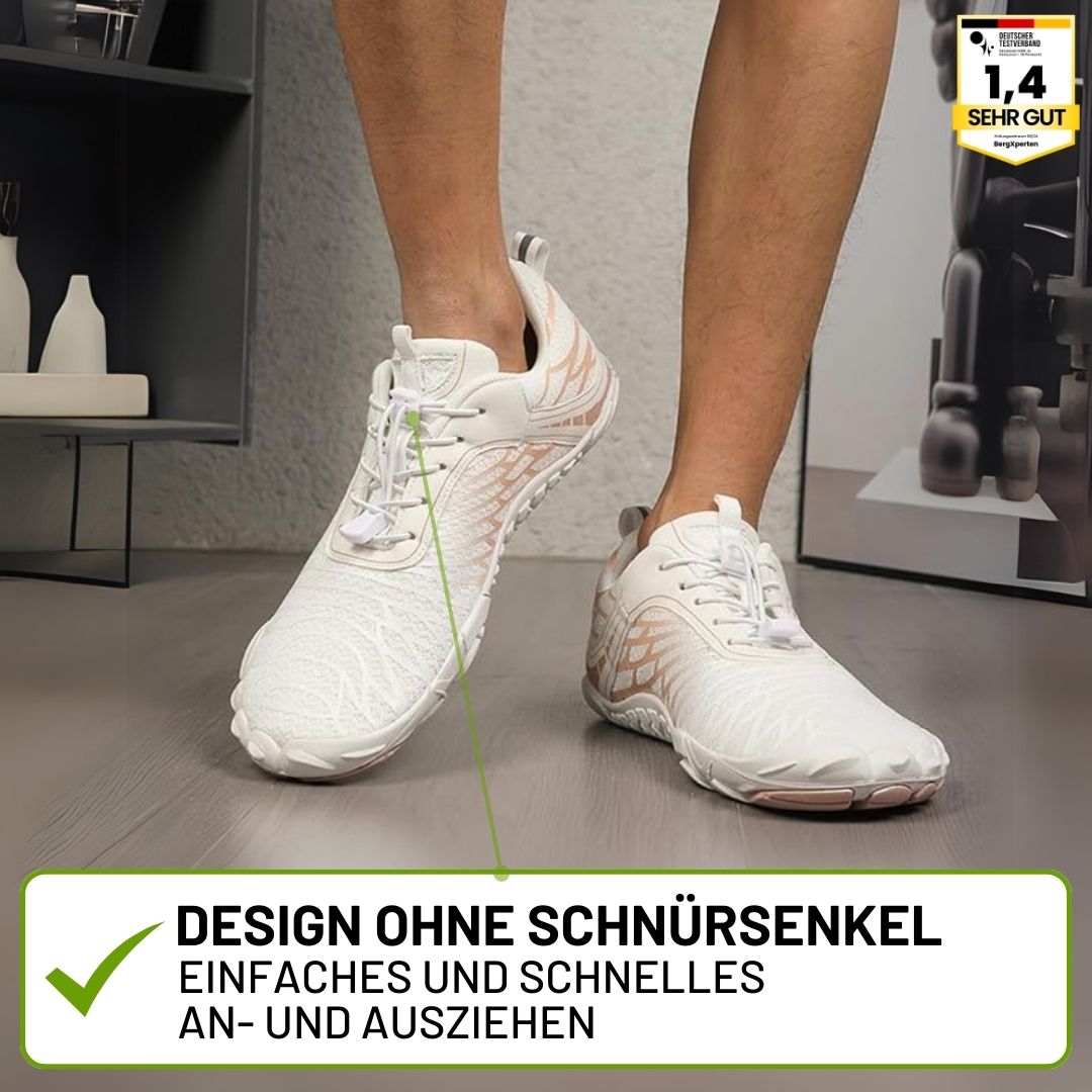 FloraX Pro - ergonomische, schmerzlindernde & wasserdichte Barfußschuhe