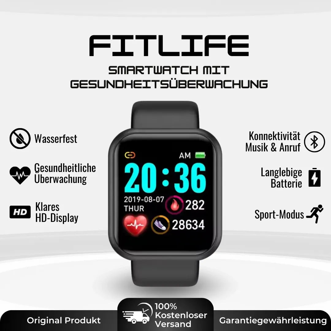 FitLife - Gesundheits u.-Fitness -Smartwatch (2025)