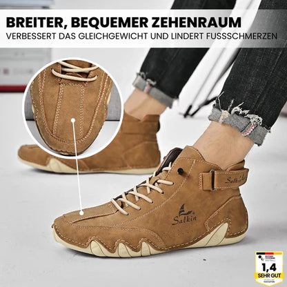 Alpaka - orthopädische, wasserdichte & rutschfeste Leder-Barfußschuhe - Sonderaktion 1+1 Gratis