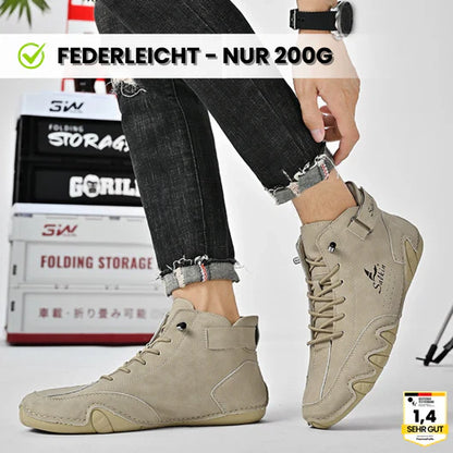 Alpaka - orthopädische, wasserdichte & rutschfeste Leder-Barfußschuhe - Sonderaktion 1+1 Gratis