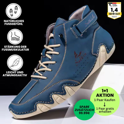 Alpaka - orthopädische, wasserdichte & rutschfeste Leder-Barfußschuhe - Sonderaktion 1+1 Gratis