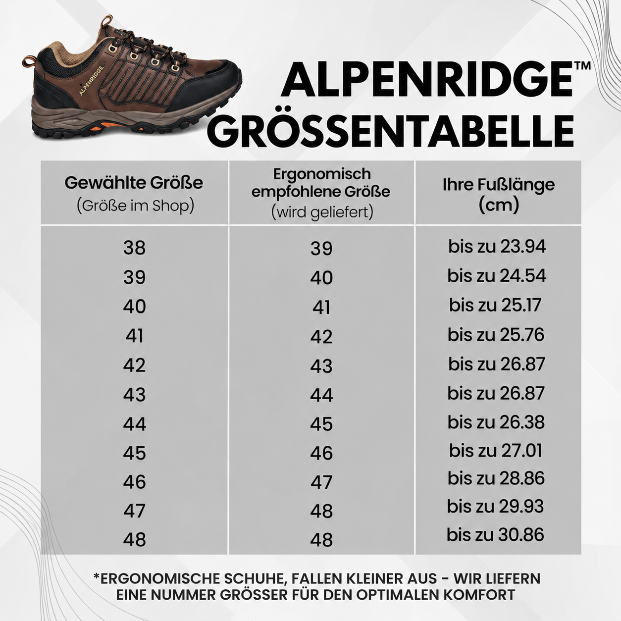 ALPENRIDGE™ | OUTDOOR TREKKINGSCHUHE