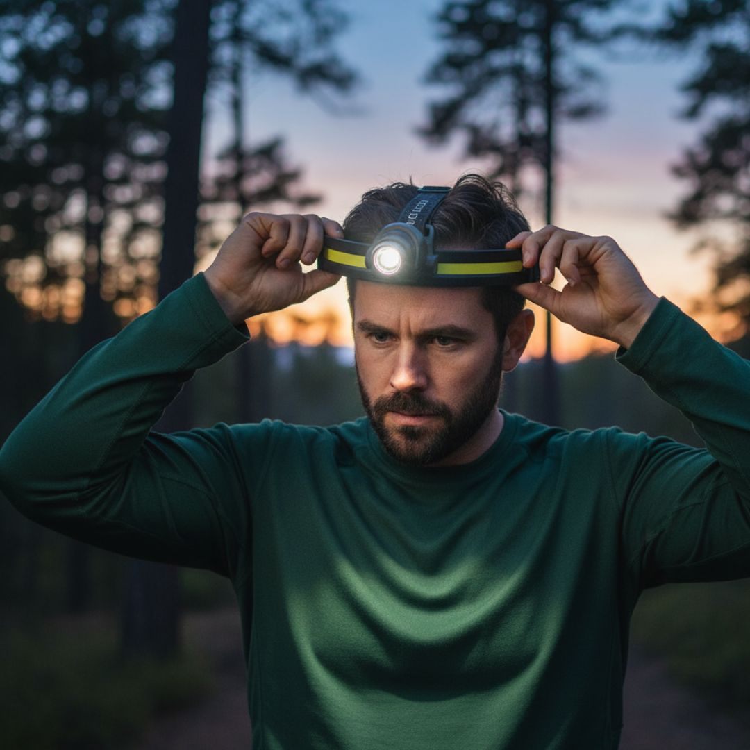 THUNDERLIGHT - Profi Stirnlampe 1000 Lumen inkl. Rotlichtmodi