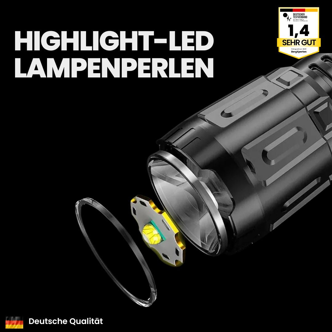 LightMax - taktische Mini-Taschenlampe