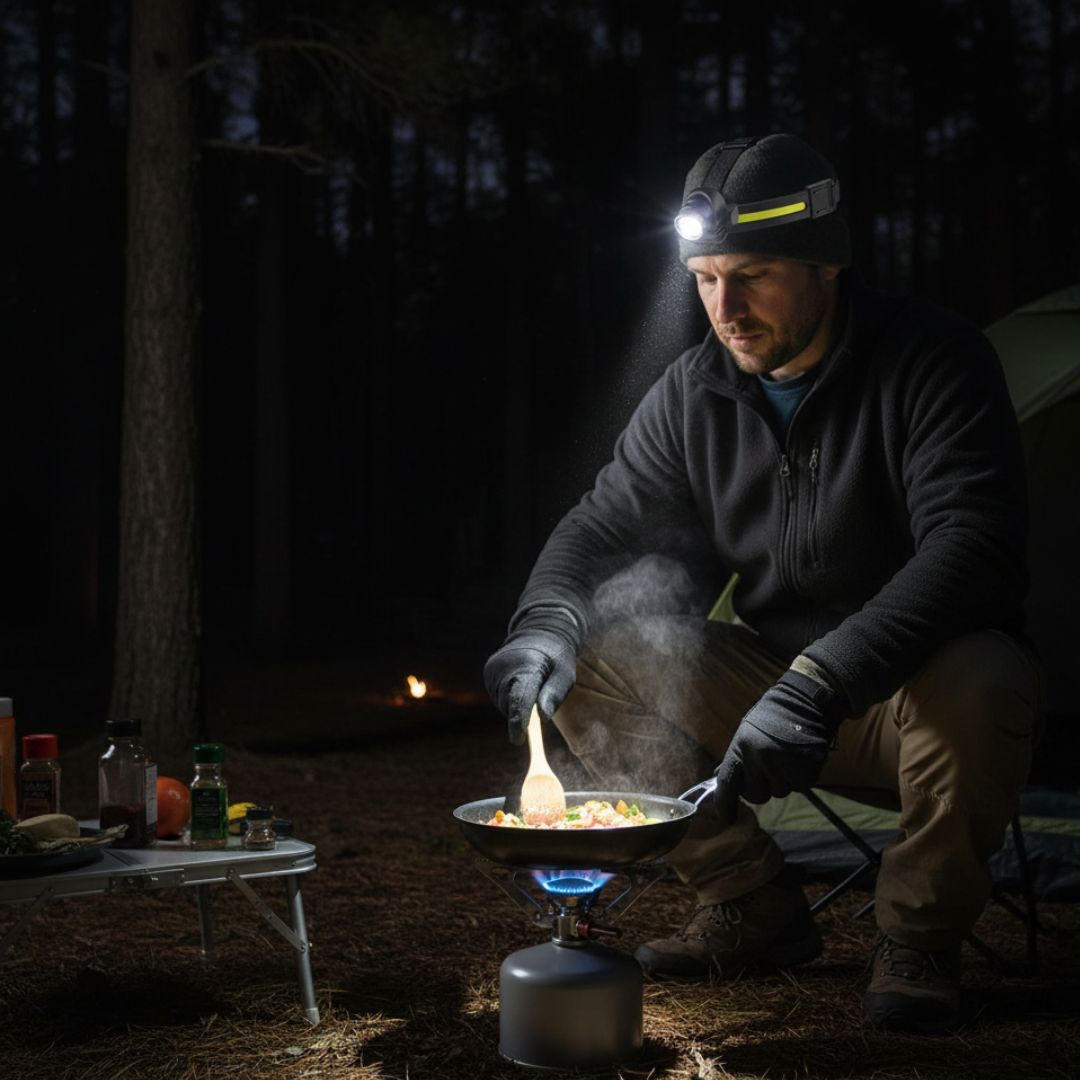 THUNDERLIGHT - Profi Stirnlampe 1000 Lumen inkl. Rotlichtmodi