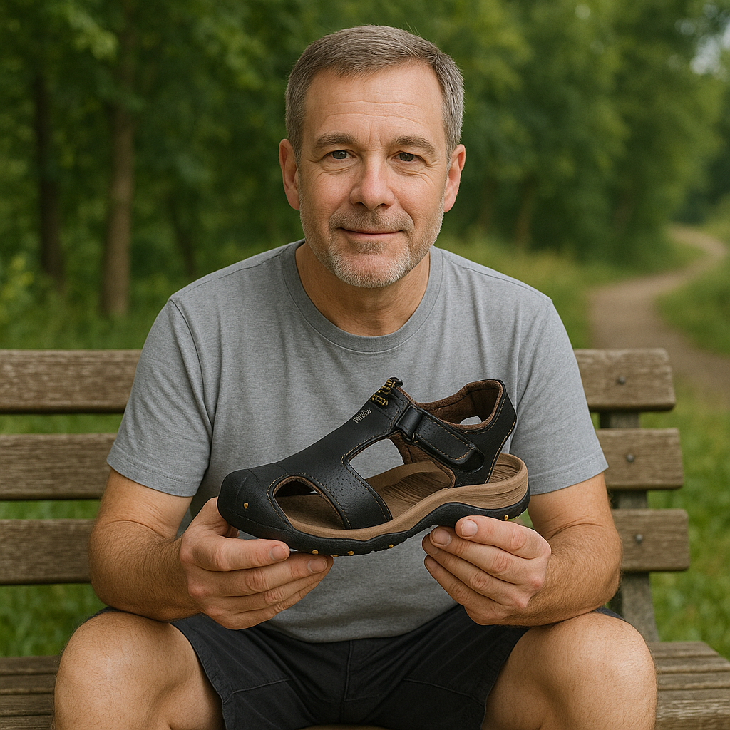 OrthoSun - ergonomische Schmerzlinderungs-Sandalen für Männer