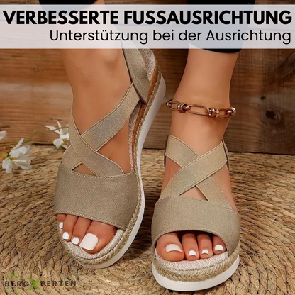 OrthoStella - ergonomische schmerzlindernde Sandalen für Damen - Sonderaktion 1+1 Gratis