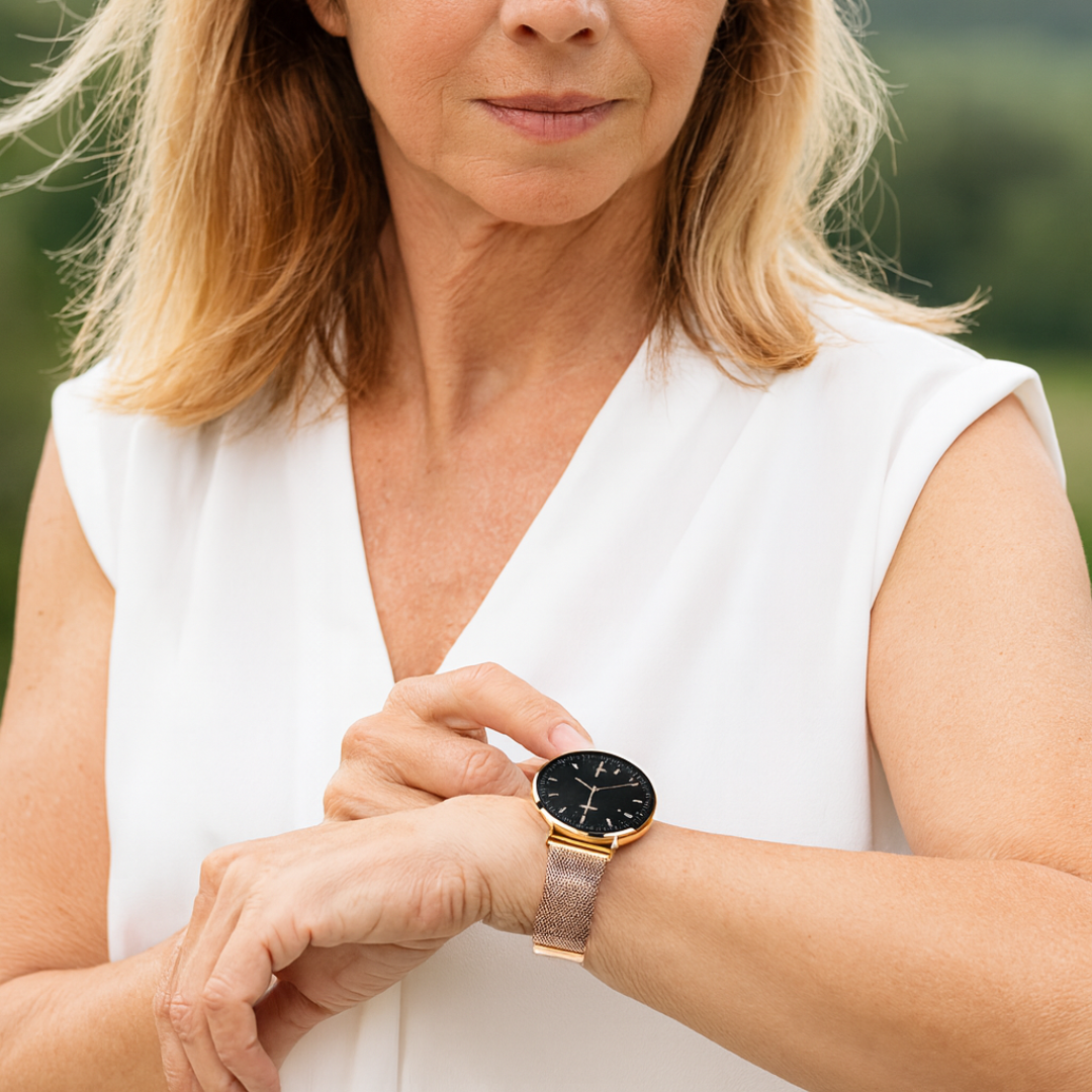 LunaCare Vital- elegante Gesundheitsuhr für das Wohlbefinden von Frauen