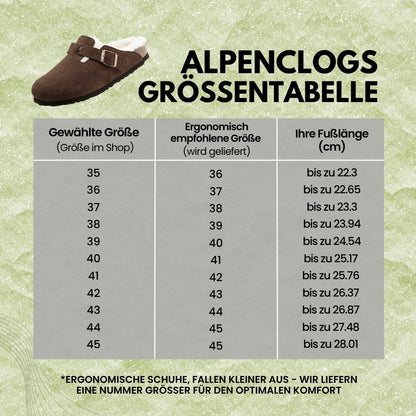 AlpenClogs - ergonomische & rutschfeste Clogs für den Winter