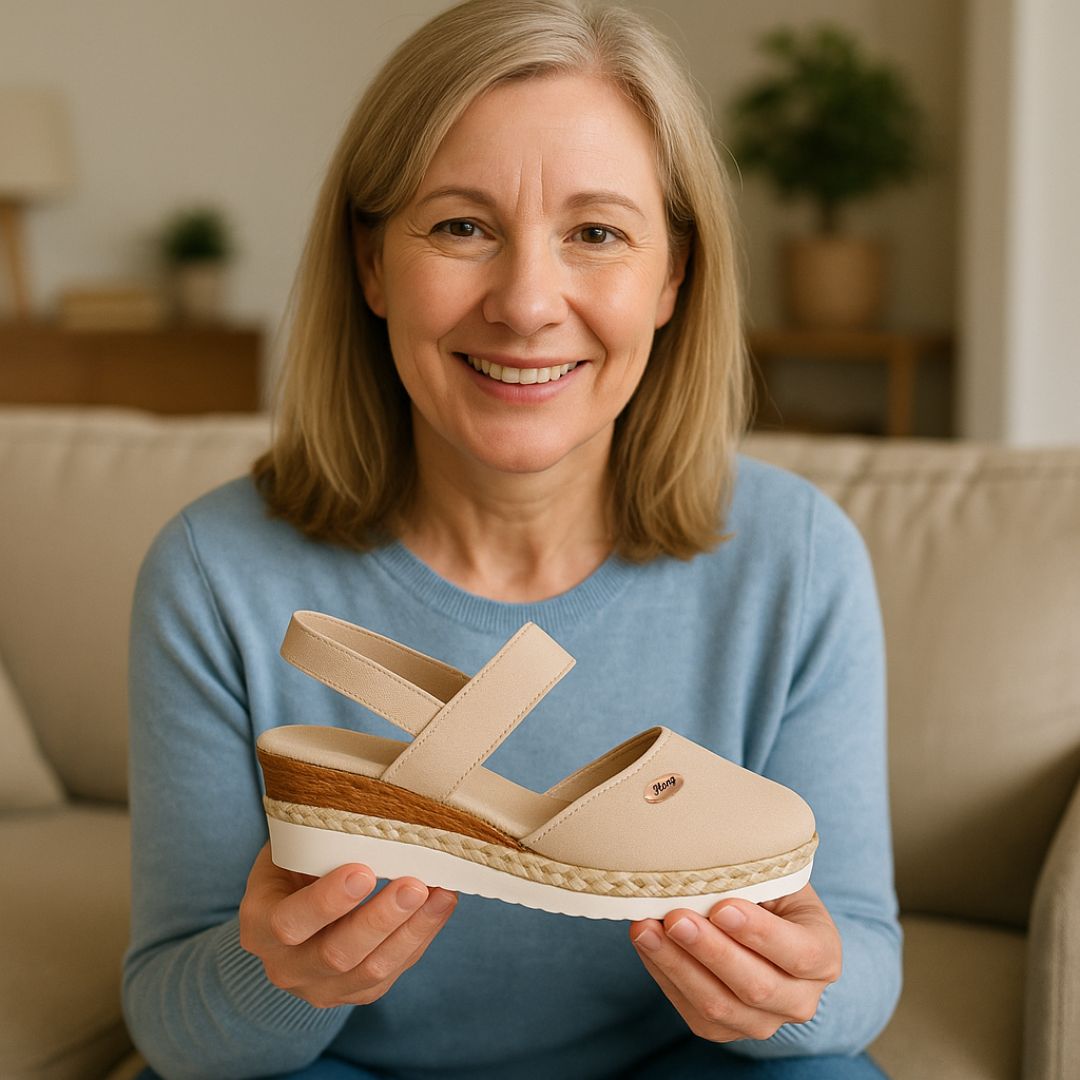 OrthoStella - ergonomische & rutschfeste Sandalen zur Schmerzlinderung