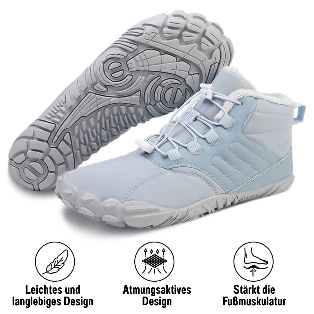SchrittFlex™ | Rutschfester & wasserdichter Winter-Barfußschuh (Unisex)