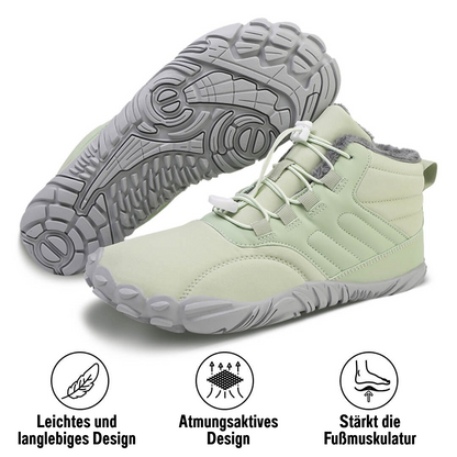 SchrittFlex™ | Rutschfester & wasserdichter Winter-Barfußschuh (Unisex)