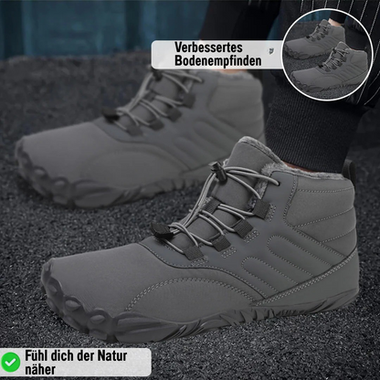 SchrittFlex™ | Rutschfester & wasserdichter Winter-Barfußschuh (Unisex)