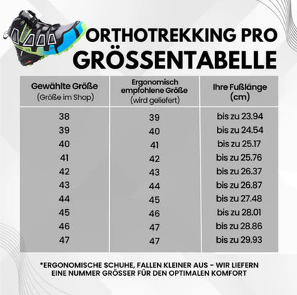 OrthoTrekking Pro™ | Ergonomische, schmerzlindernde Wanderschuhe