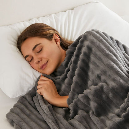 Kuschelwunder Deluxe – Extra Große Premium-Fleece-Decke