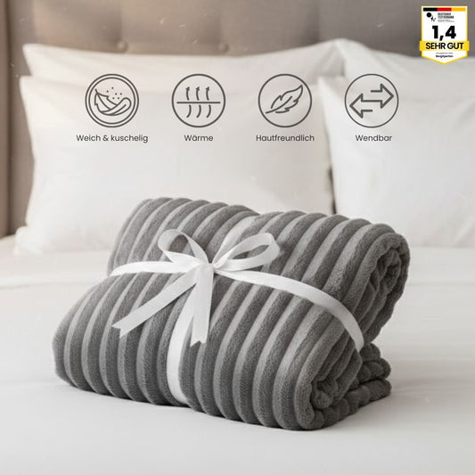 Kuschelwunder Deluxe – Extra Große Premium-Fleece-Decke