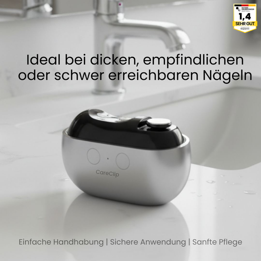 CareClip - Sichere, schmerzfreie Nagelpflege – mit nur einem Klick