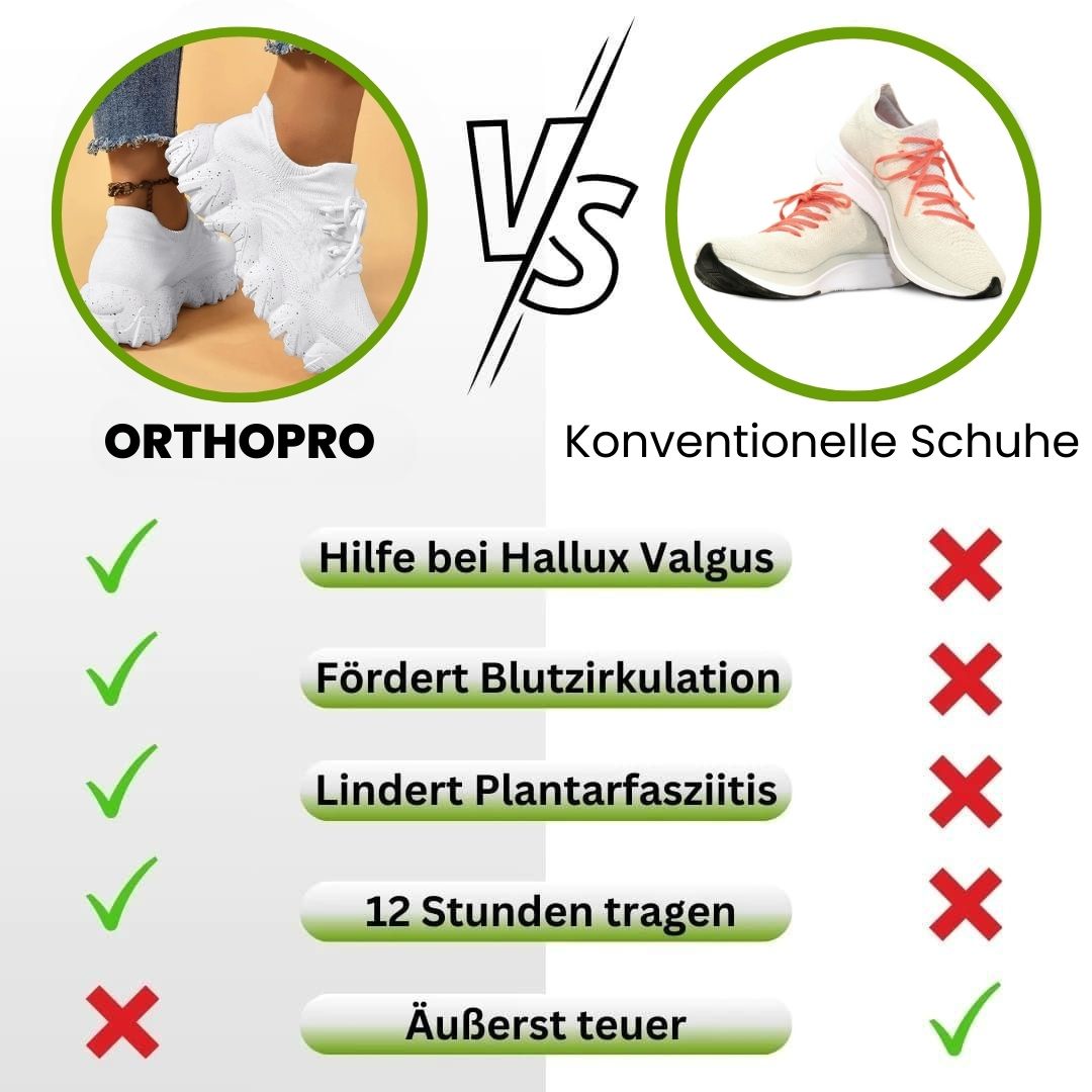 Ortho Pro - Ergonomischer & rutschfester Schmerzlinderuns-Schuh