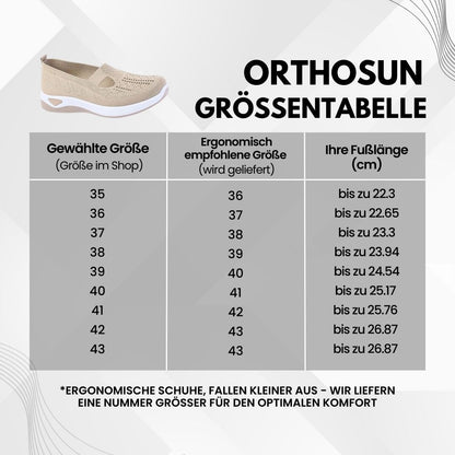 OrthoSun - Ergonomische & rutschfeste Schuhe zur Schmerzlinderung für Damen