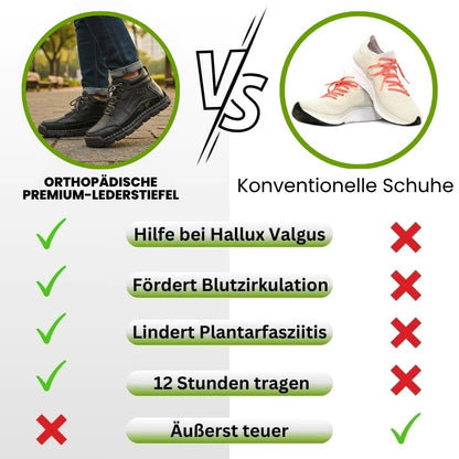 Orthopädische Premium-Lederstiefel