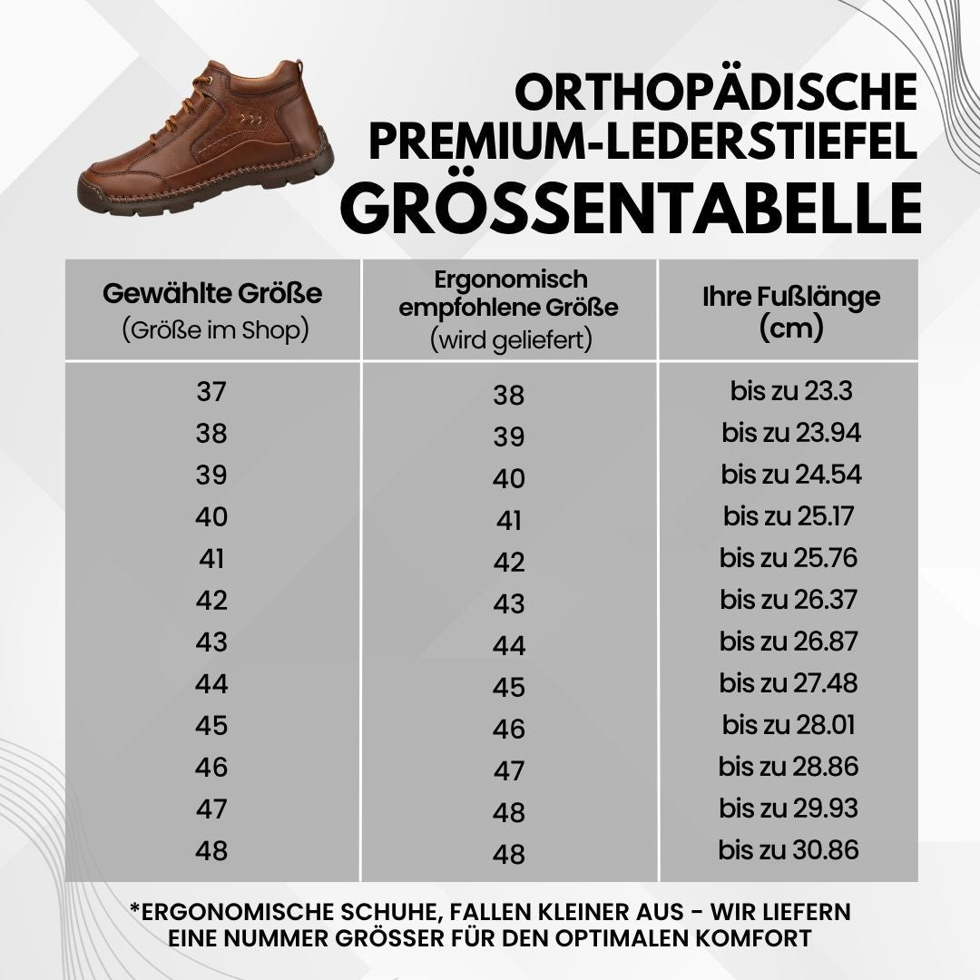 Orthopädische Premium-Lederstiefel
