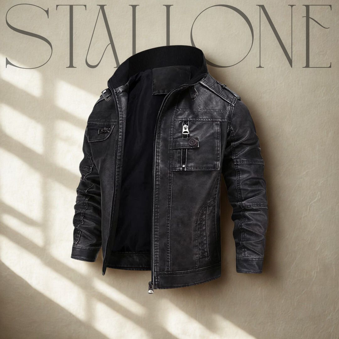 Stallone - Hochwertige Lederjacke