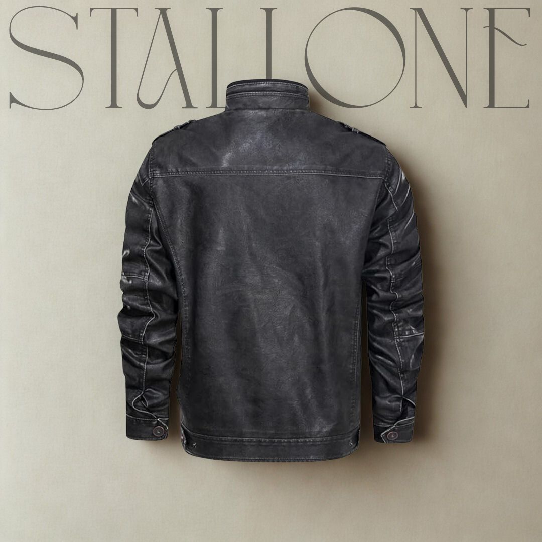 Stallone - Hochwertige Lederjacke