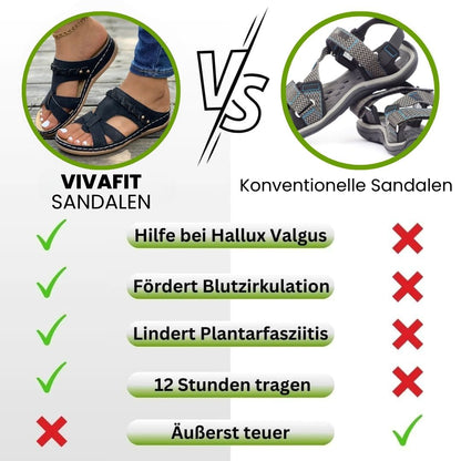 VivaFit - ergonomische & rutschfeste Sandalen zur Schmerzlinderung
