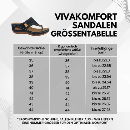 VivaKomfort - ergonomische & rutschfeste Sandalen zur Schmerzlinderung