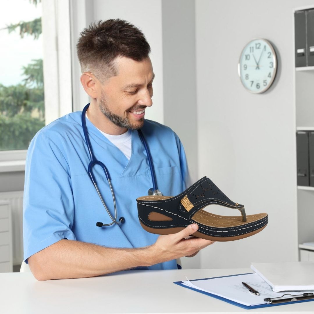 VivaKomfort - ergonomische & rutschfeste Sandalen zur Schmerzlinderung