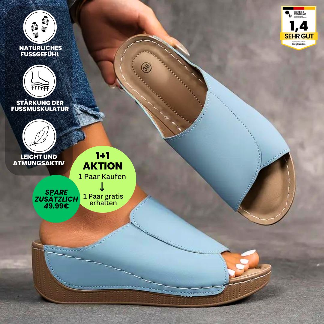 VivaStep Sandalen - Ergonomische & rutschfeste Sandalen zur Schmerzlinderung - Sonderaktion 1+1 Gratis