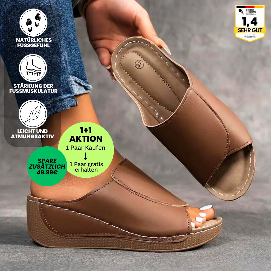 VivaStep Sandalen - Ergonomische & rutschfeste Sandalen zur Schmerzlinderung - Sonderaktion 1+1 Gratis