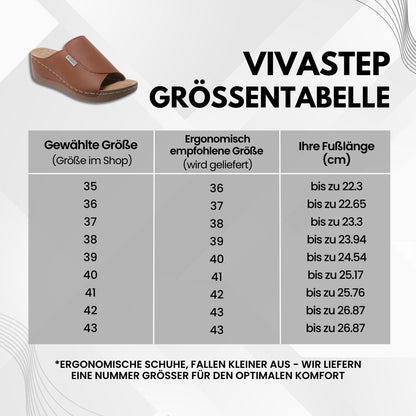 VivaStep Sandalen - Ergonomische & rutschfeste Sandalen zur Schmerzlinderung - Sonderaktion 1+1 Gratis